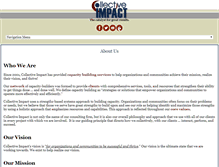 Tablet Screenshot of collectiveimpact.com